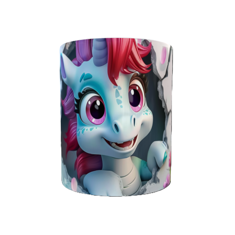 Mug licorne personnalisable