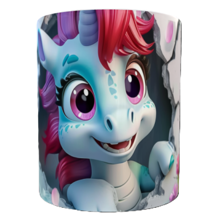 Mug licorne personnalisable
