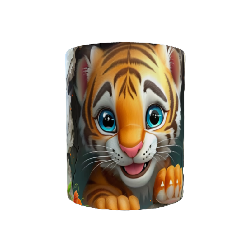 Mug bébé tigre personnalisable