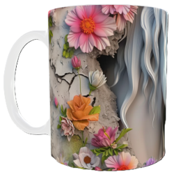 Mug cheval blanc personnalisable