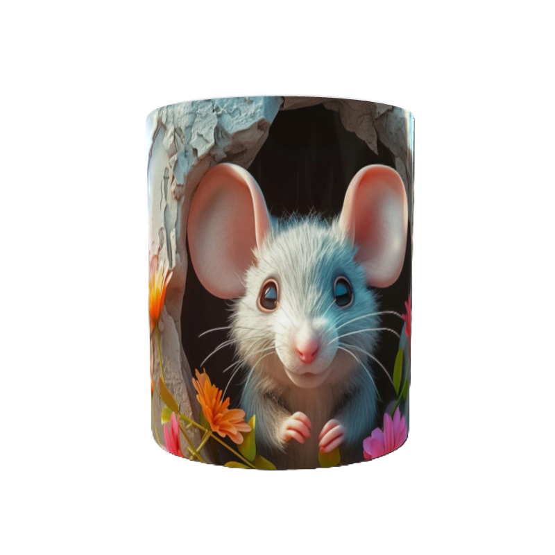 Mug souris personnalisable
