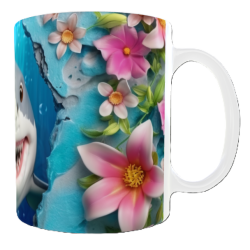 Mug requin personnalisable