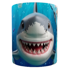 Mug requin personnalisable