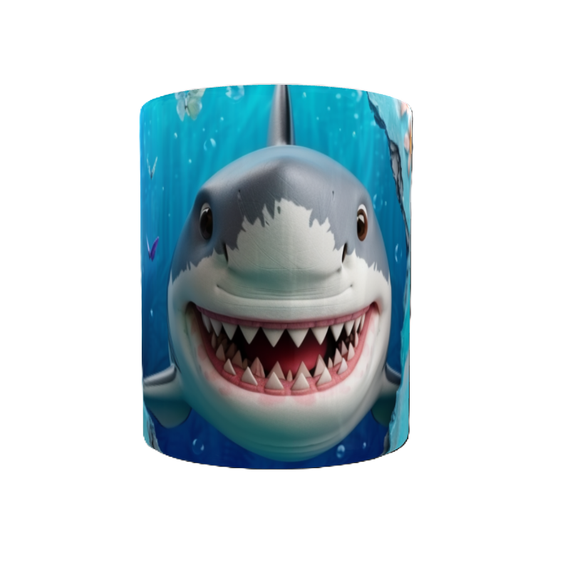 Mug requin personnalisable