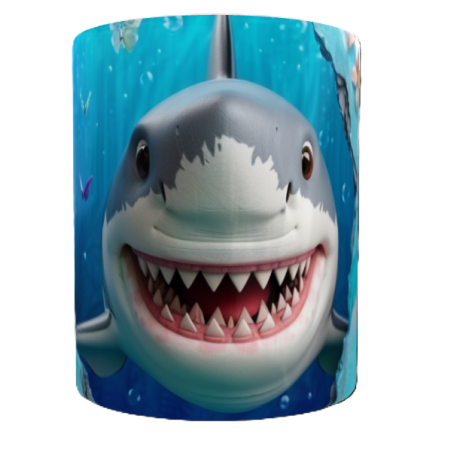 Mug requin personnalisable