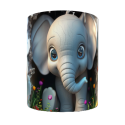 Mug  éléphant personnalisable