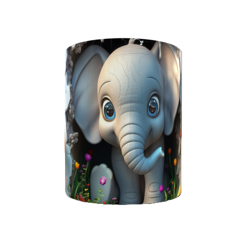 Mug  éléphant personnalisable