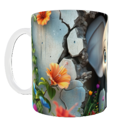 Mug  éléphant personnalisable