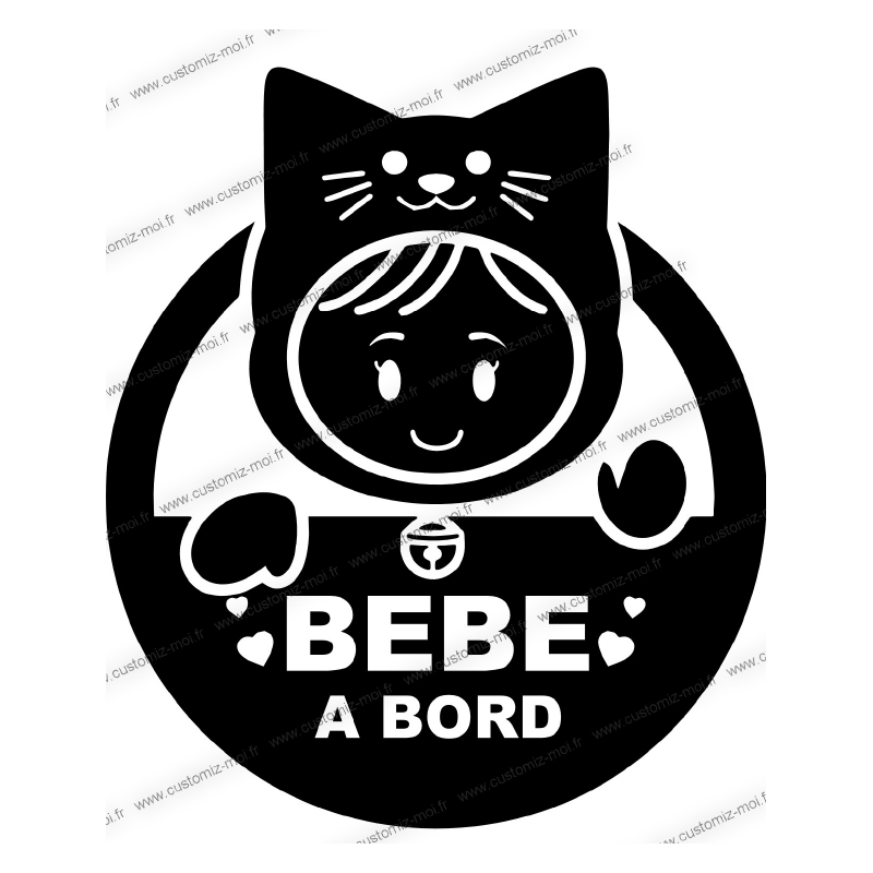 autocollant "bebe a bord"