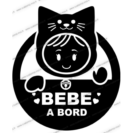 autocollant "bebe a bord"