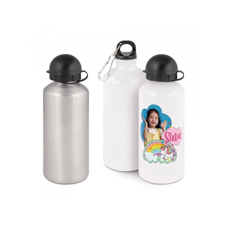 Bouteille d'eau en aluminium de 500 ml personnalisée