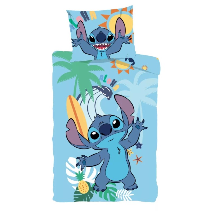 Housse de couette d'été Disney Lilo et Stitch