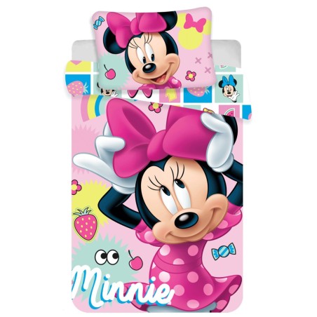 Parure de lit pour enfant Disney Minnie 100×135 cm, 40×60 cm
