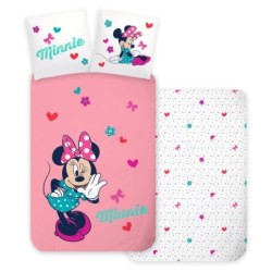 Parure de lit pour enfant Disney Minnie 100×135 cm, 40×60 cm
