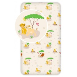 Drap-housse Arbres Disney Le Roi Lion 90x200 c