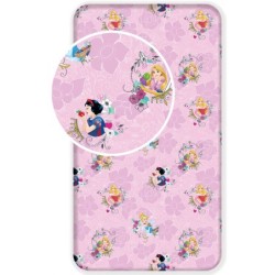 Drap housse élastique Disney Princess Royal 90x200 cm