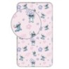 Drap housse Disney Lilo et Stitch Rose 90x200 cm