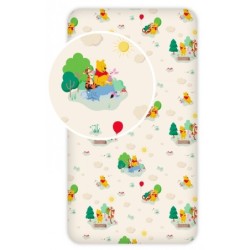 Drap-housse Disney Winnie l'ourson Play 90x200 cm