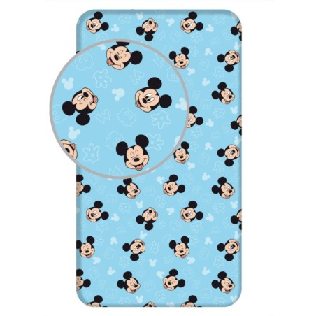 Drap housse Disney Mickey 90x200 cm