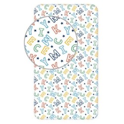Disney Mickey  Letters fitted sheet 90x200 cm