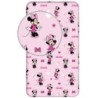 Drap housse Disney Minnie Pretty in Pink 90x200 cm