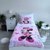 Housse de couette enfant Disney Minnie Fleurs 100×135cm, 40×60 cm