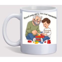 MUG Quand papy est là, rien n'est impossible