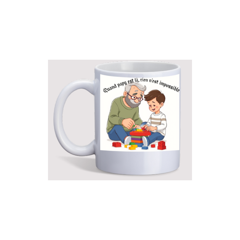 MUG Quand papy est là, rien n'est impossible
