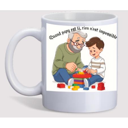 MUG Quand papy est là, rien n'est impossible